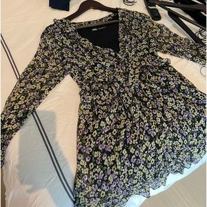 Zara floral dress
